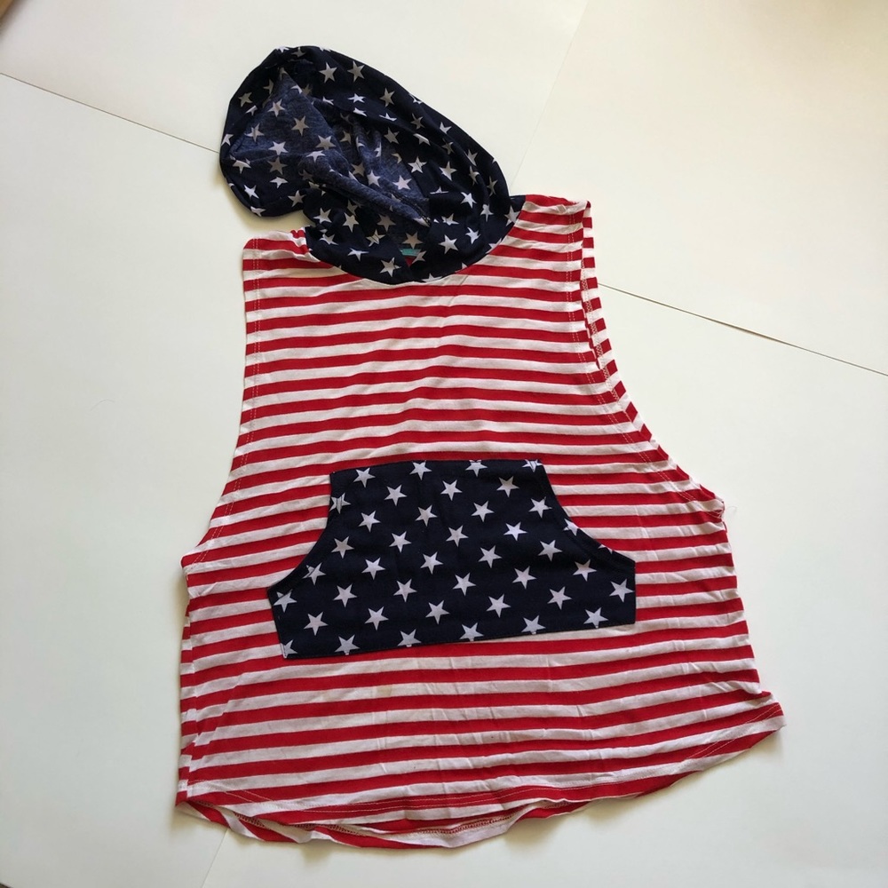 Festive muscle tank top
